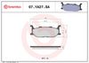 BREMBO Brake Pad Set, disc brake 07YA27SA