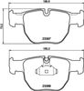 Sada brzdových destiček, kotoučová brzda 8DB 355 009-301