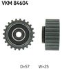 SKF Deflection Pulley/Guide Pulley, timing belt VKM 84604