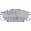 Комплект тормозных колодок, дисковый тормоз DELPHI LP983