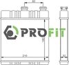Теплообменник, отопление салона PROFIT 1760-0382