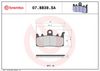 BREMBO Brake Pad Set, disc brake 07BB38SA