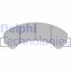 Комплект гальмівних колодок, дискове гальмо DELPHI LP2769 (25800, D1732-7697)