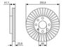 Гальмівний диск BOSCH 0986479 R76 (BD1987, E1 90 R - 02C0074/0151)