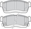 комплект спирачно феродо, дискови спирачки