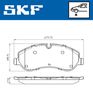 Sada brzdových destiček, kotoučová brzda VKBP 80029 E