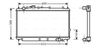 Радіатор охолодження двигуна AVA QUALITY COOLING KA2016