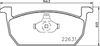 Комплект гальмівних колодок, дискове гальмо BREMBO P 85 167 (22632, 22631)