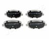 Комплект тормозных колодок, дисковый тормоз JAPANPARTS PA-0025AF (PA-0025AF)