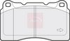 APEC Brake Pad Set, disc brake PAD2067