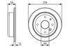 Гальмівний диск BOSCH 0986479 T52 (BD1851, E1 90R-02C0241/0755)