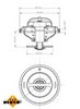Termostat, chladivo 725216