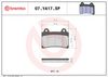 BREMBO Brake Pad Set, disc brake 07YA17SP