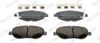 Комплект тормозных колодок, дисковый тормоз FERODO FDB4276 (24946, 24947, 24948)