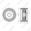 Паразитний / Ведучий ролик, зубчастий ремінь GMB GTC0570