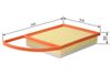 Bosch Air Filter F 026 400 220 (F026400220)
