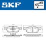 комплект спирачно феродо, дискови спирачки
