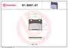 BREMBO Brake Pad Set, disc brake 07SU0707