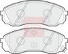 APEC Brake Pad Set, disc brake PAD1584