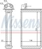 Nissens 72981 Heat Exchanger, interior heating