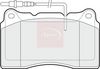APEC Brake Pad Set, disc brake PAD1434