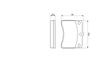 Bosch Brake Pad Set, disc brake 0 986 424 099