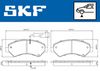 Sada brzdových destiček, kotoučová brzda VKBP 80210 E