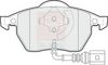 APEC Brake Pad Set, disc brake PAD1110B