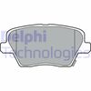 Комплект гальмівних колодок, дискове гальмо DELPHI LP3386
