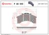 BREMBO Brake Pad Set, disc brake P A6 033