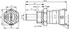 Bosch Sensor, coolant temperature 0 281 002 412
