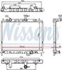 Nissens 66666 Radiator, engine cooling