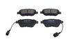 Комплект гальмівних колодок, дискове гальмо KAVO PARTS KBP-10043