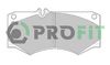 Комплект гальмівних колодок, дискове гальмо PROFIT 5000-0239