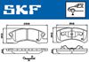 Комплект гальмівних колодок, дискове гальмо SKF VKBP 80490 A (24229, 24230)