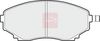 APEC Brake Pad Set, disc brake PAD1026
