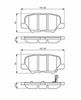 комплект спирачно феродо, дискови спирачки