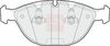 APEC Brake Pad Set, disc brake PAD1232
