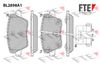 комплект спирачно феродо, дискови спирачки