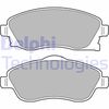 Комплект гальмівних колодок, дискове гальмо DELPHI LP1676