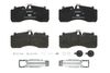 BREMBO Brake Pad Set, disc brake P A6 328S
