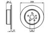 Гальмівний диск BOSCH 0986479243 (BD5513, E1 90R-02C0357/0156)