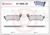 BREMBO Brake Pad Set, disc brake 07HO66SP