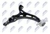 носач, окачване на колелата