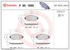 BREMBO Brake Pad Set, disc brake P 85 166E