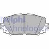 Комплект гальмівних колодок, дискове гальмо DELPHI LP2123 (24708, D1628-8845)