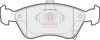 APEC Brake Pad Set, disc brake PAD1011