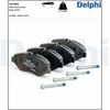 Delphi LP1982 Brake Pad Set, disc brake
