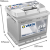 VARTA Starter Battery 550500055K262