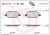 BREMBO Brake Pad Set, disc brake P 23 166